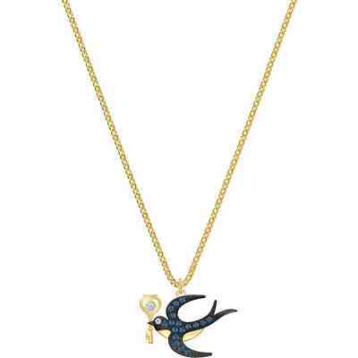 SWAROVSKI CRYSTAL TAROT MAGIC NECKLACE BIRD MULTICOLOR/GOLD 5490922.NEW IN BOX