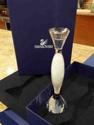 Brand New Unused Pristine Rare Swarovski Crystalline Candleholder for Collectors