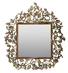 JAY STRONGWATER Flora And Fauna Wall Mirror “Dawn” RETIRED Original Receipt