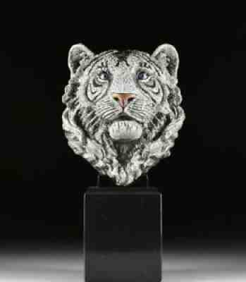 JAY STRONGWATER Monroe Tiger Head Objet Swarovski Ltd Ed. Perfect!!