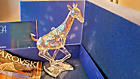 Swarovski Crystal Giraffe 2008 Iridescent Gold Colored 935896 (NEW IN BOX)