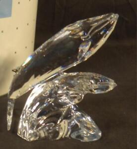 Swarovski Crystal 1992 Retired Annual Edition “Care for Me” The Whales MIB