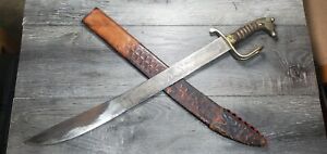 ANTIQUE MEXICAN AUSTREBERTO ARAGON SWORD MACHETE OAXACA MEXICO CIRCA 1915- 1955