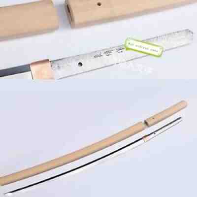 HAND GRIND TOP CLAY TEMPERED CLAMP STEEL JAPANESE SHIRASAYA SWORD VERY SHARP