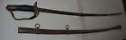 Antique 19 Century M1872 US Cavalry Officers Saber Sword with Scabbard