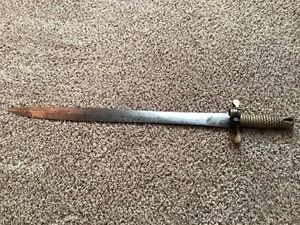 Super rare and Collectable US Model 1847 Musketoon Sword Bayonet.