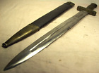 CIVIL WAR~N.P. AMES~U.S. M-1832 ARTILLERY SHORT SWORD DATED 1842 +ORIG. SCABBARD