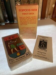 Egipcios Kier Tarot Deck. Cards sealed.