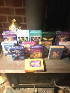 (14) Original Authentic Doreen Virtue OOP Oracle Tarot Card & Guidebook Deck Lot