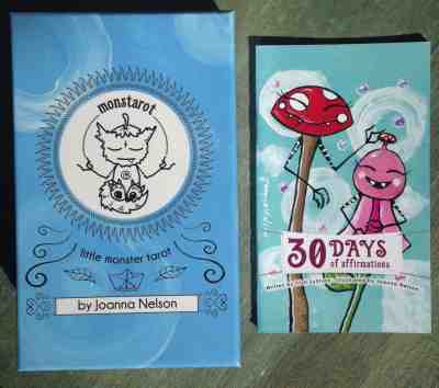 Monstarot Tarot Deck affirmation book Limited Out of Print Joanna Nelson ART 210