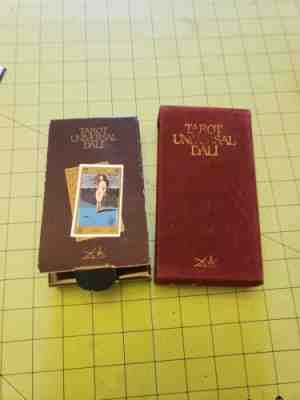 Tarot Universal Dali, Salvador Vintage Cards Red Velvet Original 1984 Deck RARE