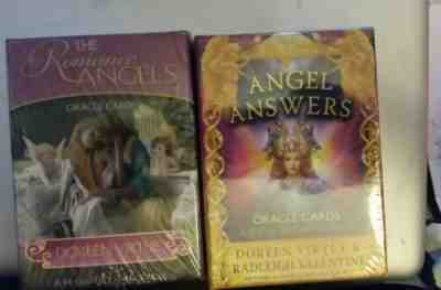 Doreen virtue new SEALED the romance angels & angel answers decks cards