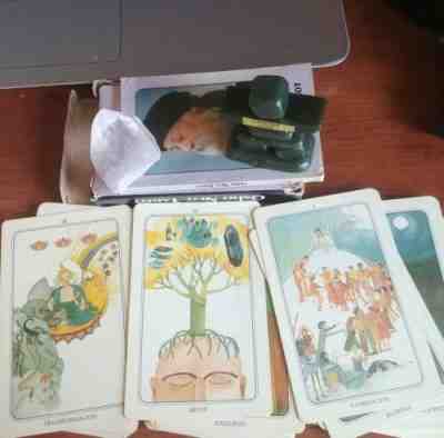 Rare - Vintage Bhagwan Shree Rajneesh Tarot Card Deck Spanish Edition Osho Neo 