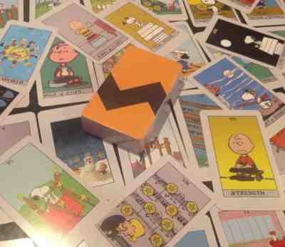 PEANUTS TAROT CARD deck factory sealed extremely rare! Snoopy/Charlie Brown/Lucy