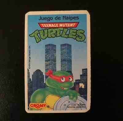 Vintage Teenage Mutant Ninja Turtles Deck Card Twin Towers World Trade Center NY