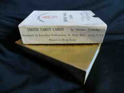 1969 Vintage Aleister Crowley Llewellyn HONG KONG Thoth Tarot Card Deck v. RARE!