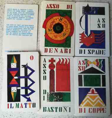 ALITALIA 1973 GIANNI NOVAK TAROT Cards Deck Italy Limited Edit. tarock tarocco