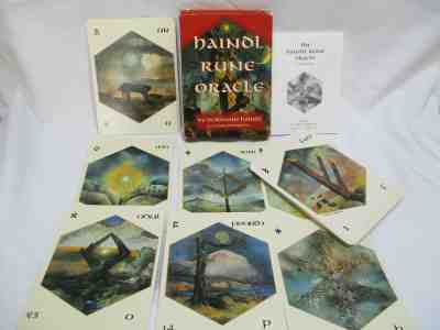 Haindl Rune Oracle Tarot Card Deck By Hermann Bainol