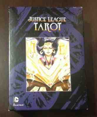 Justice League Tarot Card Deck by DC Comics - *RARE* - 78 Cards & Drawstring Bag