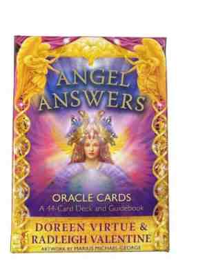 Angel Answers Oracle Card A 44 Card Deck & Guidebook by Doreen Virtue & Radleigh