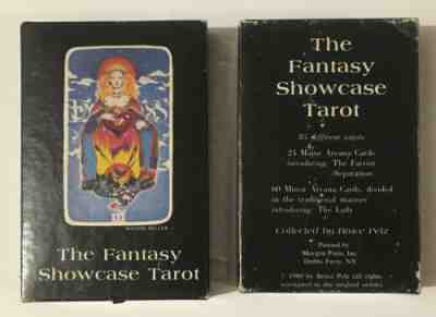 Vintage THE FANTASY SHOWCASE TAROT Bruce Pelz 1980 COMPLETE DECK