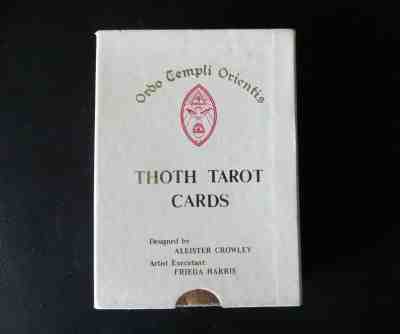 1969 Vintage Aleister Crowley HONG KONG Thoth Tarot Card Deck; Magical Llewellyn