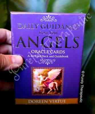 DAILY GUIDANCE FROM YOUR ANGELS ORACLE CARDS DOREEN VIRTUE With Guidebook Boxed