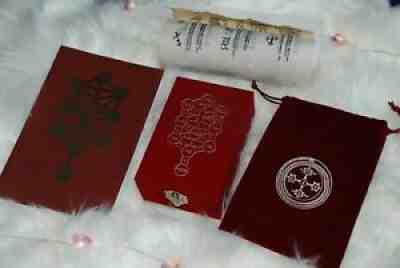 OOP HTF Angel Evoking Tarot Kickstarter Edition with extras book, scrolls, pouch