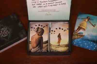 Light Seer's Tarot, Kickstarter edition, Original 10 of Swords (+rev), OOP, HTF