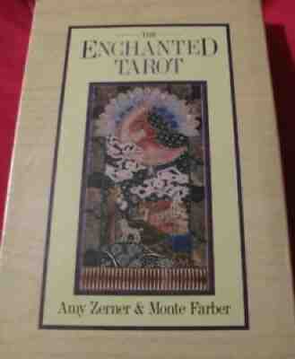 THE ENCHANTED TAROT BOXED SET DECK AND CARDS VINTAGE 1990 ZERNER & FARBER SEALED