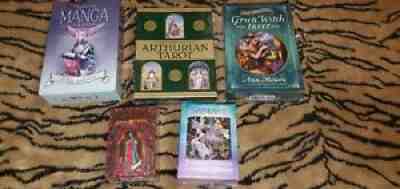 Tarot 5 deck lot new