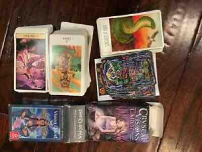 LOT OF 10 TAROT DECKS (STANDARD 78 CARDS)
