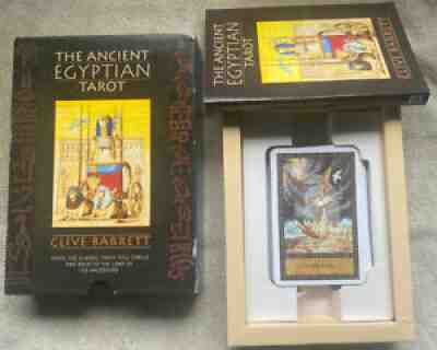 THE ANCIENT EGYPTIAN TAROT 1994 DECK AND BOOKLET UNUSED CONDITION OOP RARE!!!!!!