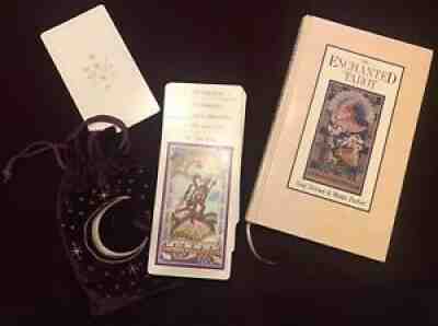 The Enchanted Tarot - 78 Card Deck AND Hardcover book EUC OOP HTF RARE