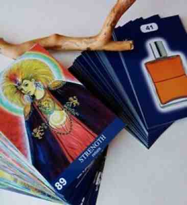 Aura-Soma Tarot by Pamela Matthews, 111 card tarot deck, with bottle backs