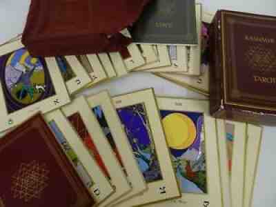Kashmir Tarot 1984 22 Card Deck Nicolaas Van Beek w Signed booklet bag box