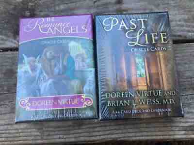 NEW! SEALED! OOP Romance Angels Oracle & Past Life Oracle Decks Doreen Virtue
