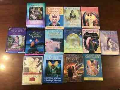 Doreen Virtue Oracle & Tarot Deck Lot of 14 Vintage Collectables  