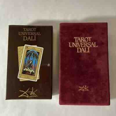 Tarot Universal Card Salvador Dali 1984 Made in Spain/ Gold Leaf Edging