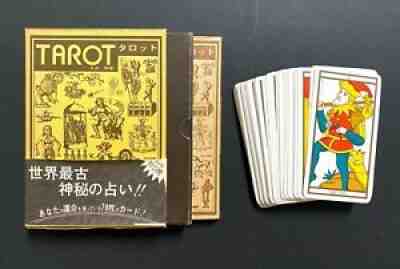 OOP Vintage Keishobou Tarot Cards Rider Waite Marseille Hybrid Japan