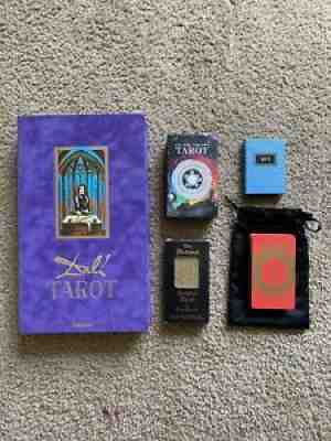 lot of rare, htf, oop, and indie tarot decks