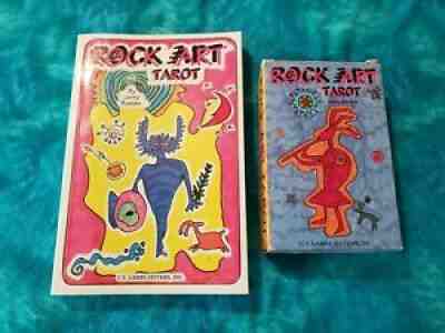 ROCK ART TAROT DECK and BOOK. OOP. VINTAGE. COLLECTIBLE