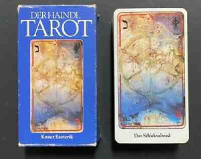 Vintage Haindl Tarot Cards Deck Knaur Esoterik 1988 Germany