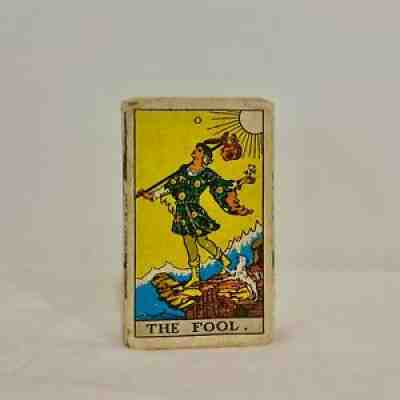 RARE â??THE FOOLâ? Tarot Cards Deck by ARTHUR EDWARD WAITE & PAMELA COLMAN 1960's