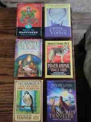 Lot of 6 Oracle Card Decks