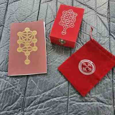 OOP RARE Angel Evoking Tarot Deck kickstarter kit Travis Mchenry book pouch box