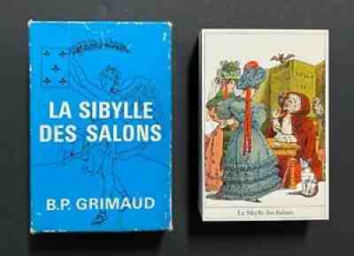 Vintage The Parlour Sibyl Fortune Telling Oracle Cards Deck Grimaud 1960s