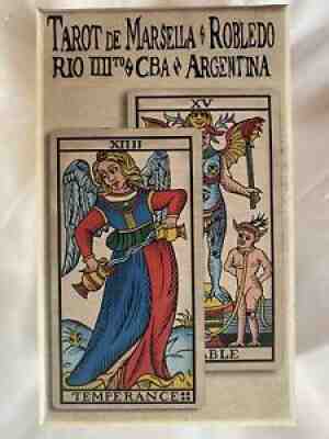 MARSEILLE MARSELLA TAROT CARDS DECK COLLECTOR ITEM BY ROBLEDO RÃO IIII ARGENTINA