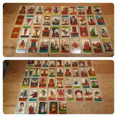 RARE deck of HOI POLLOI Tarot Cards from 1972 in EXCELLENT Condition !!