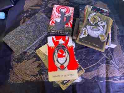 Slow Holler Tarot RARE OOP Full Deck with Book and Cloth Great Condition
